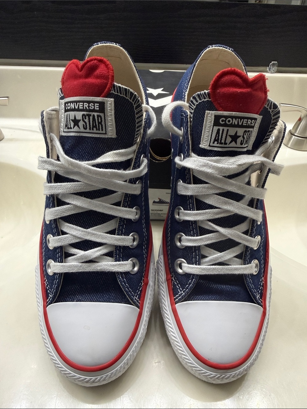 Converse Chuck Taylor All Star Denim Love❤️ Low Top Sneakers